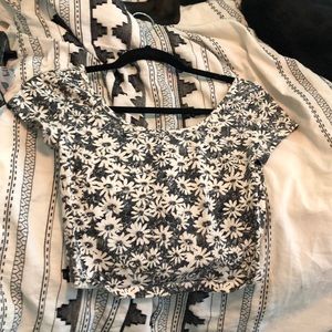 Flower Crop top